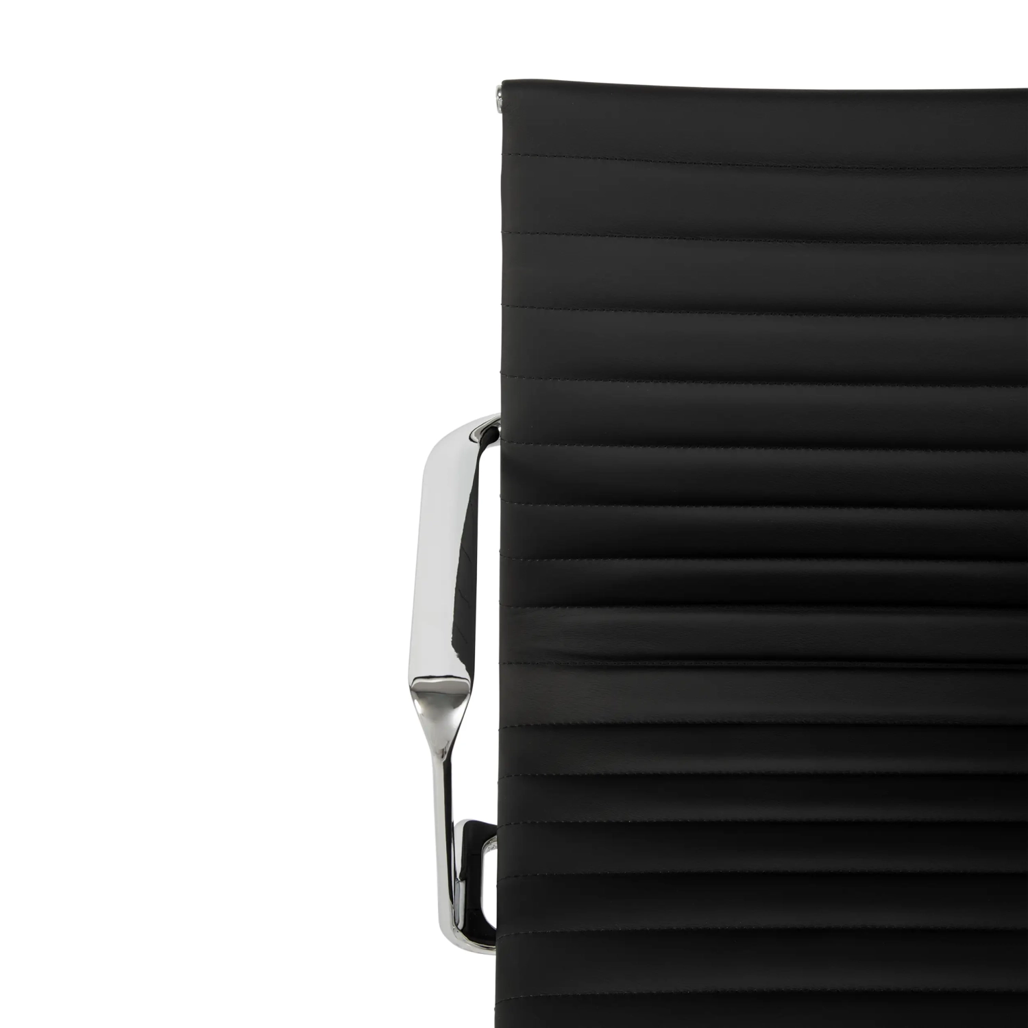 Silla de oficina de cuero con respaldo bajo Task Executive | Silla de oficina de gama alta