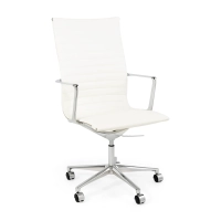 Task Executive kontorsstol i läder med hög rygg | Ergonomisk kontorsstol i premiumklass
