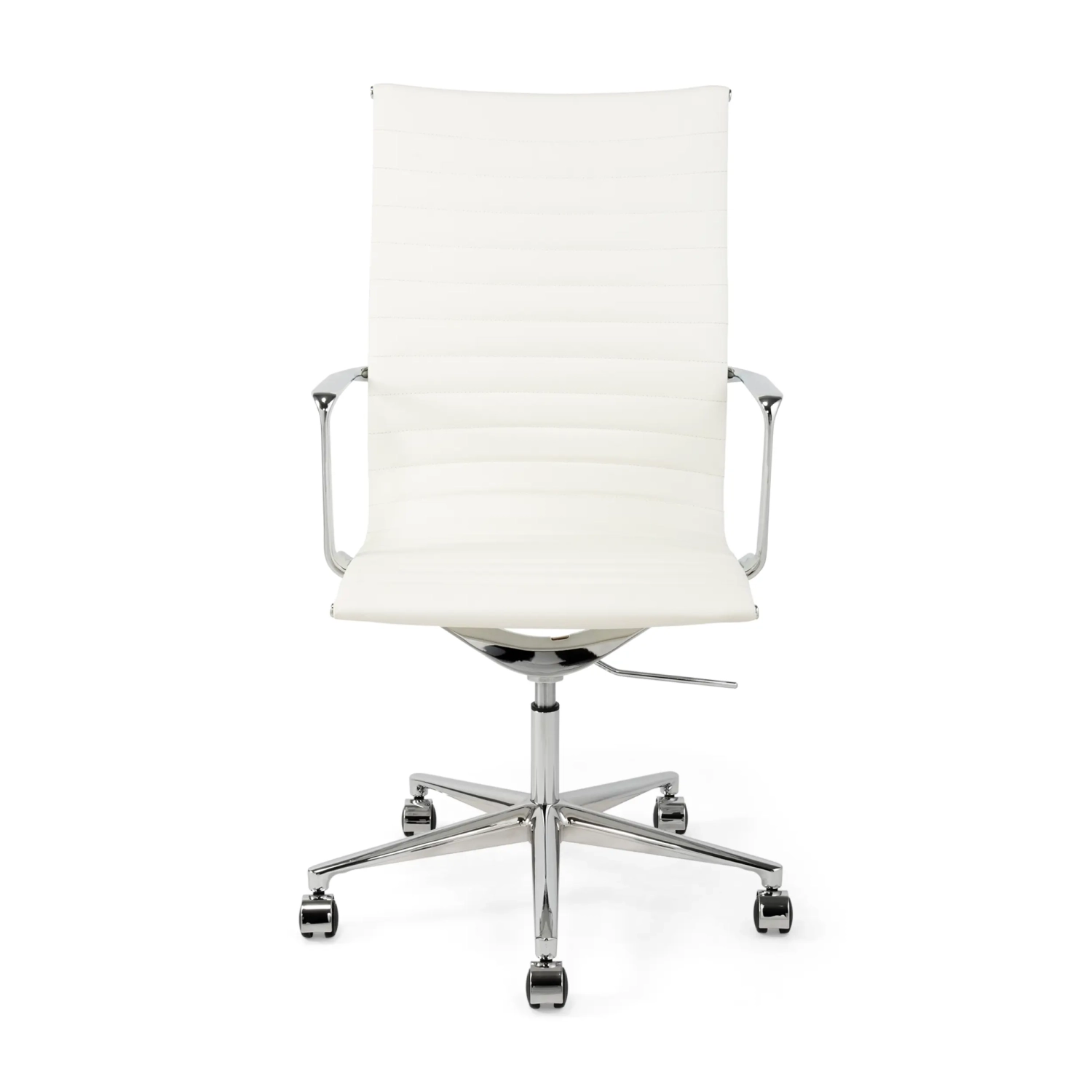 Kancelářská židle Task Executive s vysokým opěradlem a koženým čalouněním | Prémiová ergonomická kancelářská židle