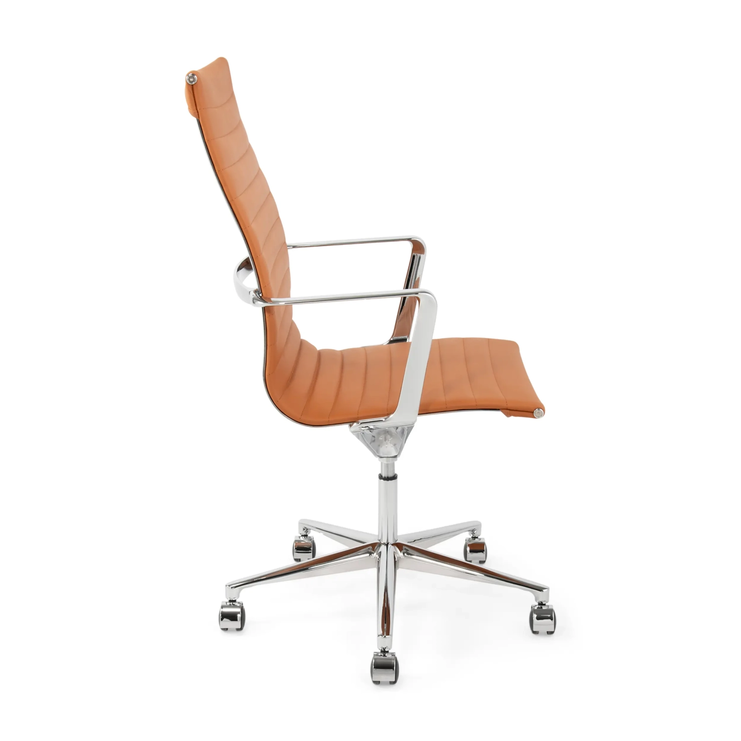 Kancelářská židle Task Executive s vysokým opěradlem a koženým čalouněním | Prémiová ergonomická kancelářská židle