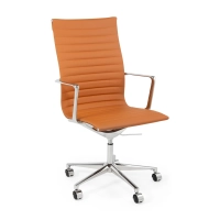 Fauteuil de bureau « Task Executive » à dossier haut en cuir | Fauteuil de bureau ergonomique haut de gamme