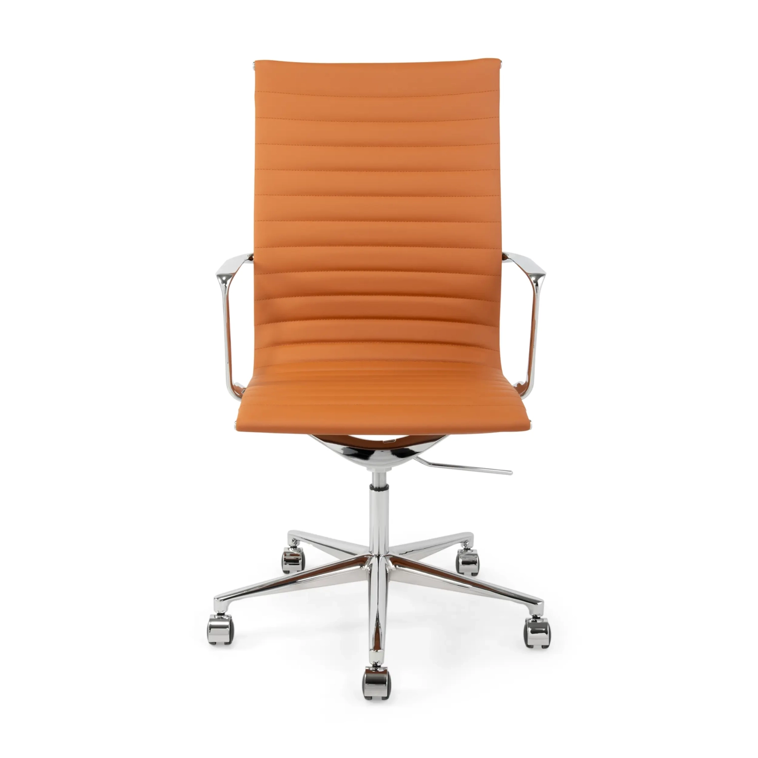 Silla de oficina Task Executive de cuero con respaldo alto | Silla de oficina