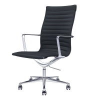 Fauteuil de bureau « Task Executive » à dossier haut en cuir | Fauteuil de bureau ergonomique haut de gamme