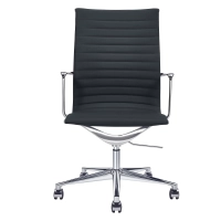 Task Executive -toimistotuoli, korkea selkänoja, nahkaverhoilu | Huippulaatuinen ergonominen toimistotuoli