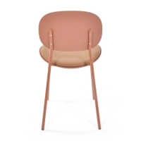 Ergonomischer, stapelbarer Esszimmerstuhl Carlotta | Moderner Polsterstuhl