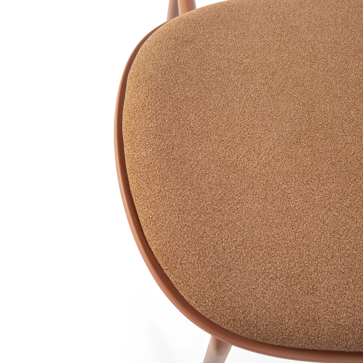 Chaise de salle à manger ergonomique et empilable Carlotta | Chaise rembourrée moderne