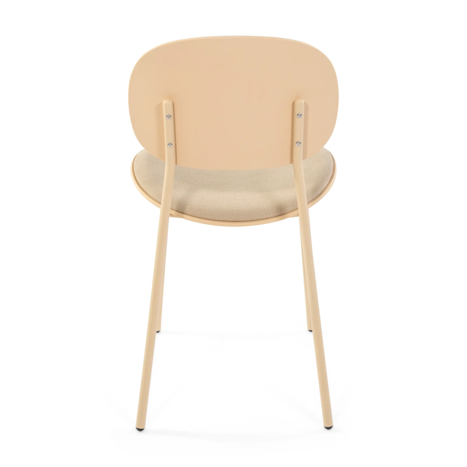 Ergonomischer, stapelbarer Esszimmerstuhl Carlotta | Moderner Polsterstuhl