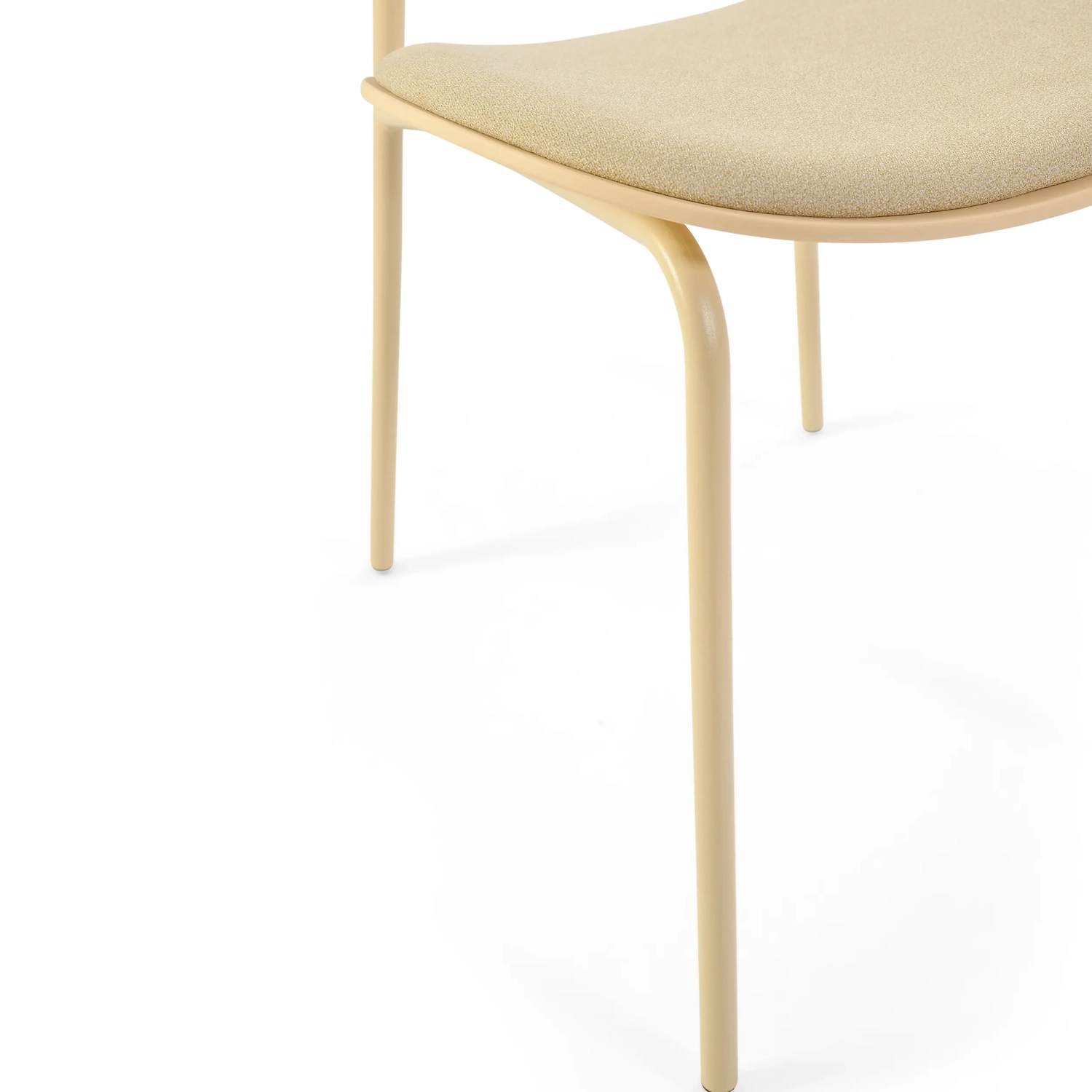 Ergonomiczne, sztaplowane krzesło do jadalni Carlotta | Nowoczesne krzesło tapicerowane