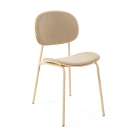 Ergonomisk, stapelbar matstol Carlotta | Modern klädd stol