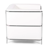 Torino fauteuil van Italiaans leer | Roestvrijstalen frame