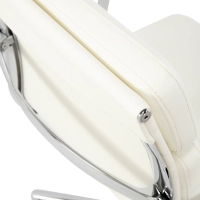 Task Fauteuil de bureau haut de gamme | Fauteuil de bureau en cuir italien avec roulettes