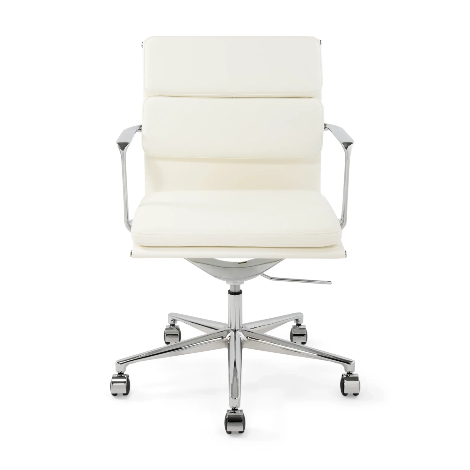 Task Fauteuil de bureau haut de gamme | Fauteuil de bureau en cuir italien avec roulettes