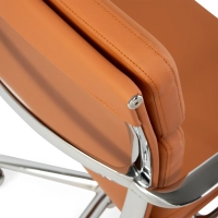 Task Premium Desk Chair | Italian Leather Office Chair with Wheels