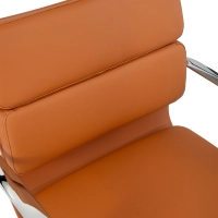 Task Silla de escritorio de alta gama | Silla de oficina de cuero italiano con ruedas