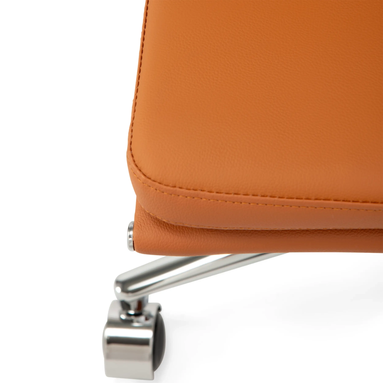 Task Silla de escritorio de alta gama | Silla de oficina de cuero italiano con ruedas
