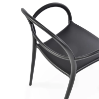 Designerskie krzesło ogrodowe Master do ustawiania w stosy | Fotel z polipropylenu