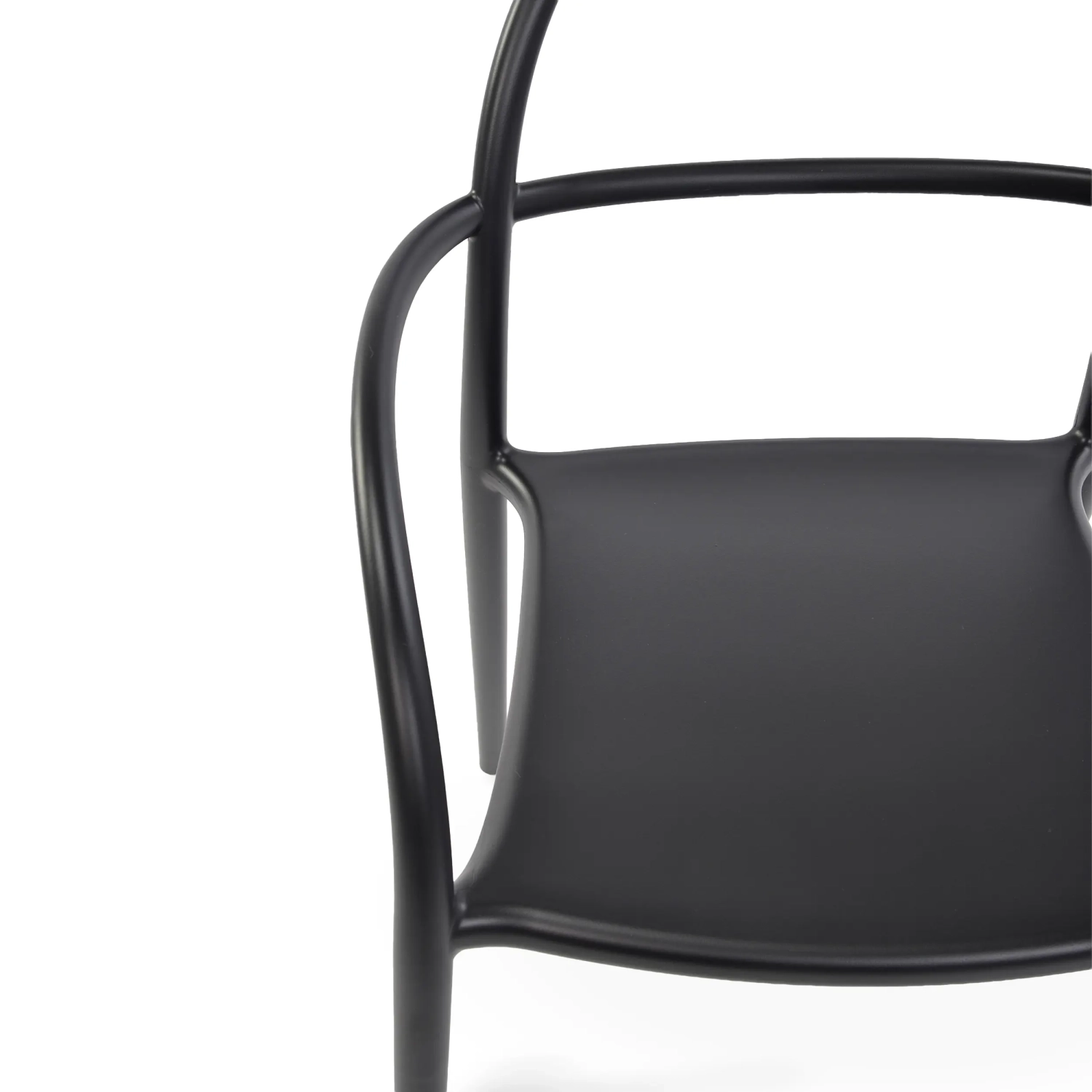 Fauteuil d'extérieur design empilable Master | Fauteuil en polypropylène