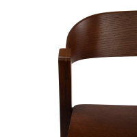 Soho Scandinavian Counter Stool 76 cm | Oak or Walnut Wood