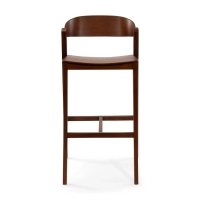 Soho Tabouret de bar scandinave 76 cm | Bois de chêne ou de noyer