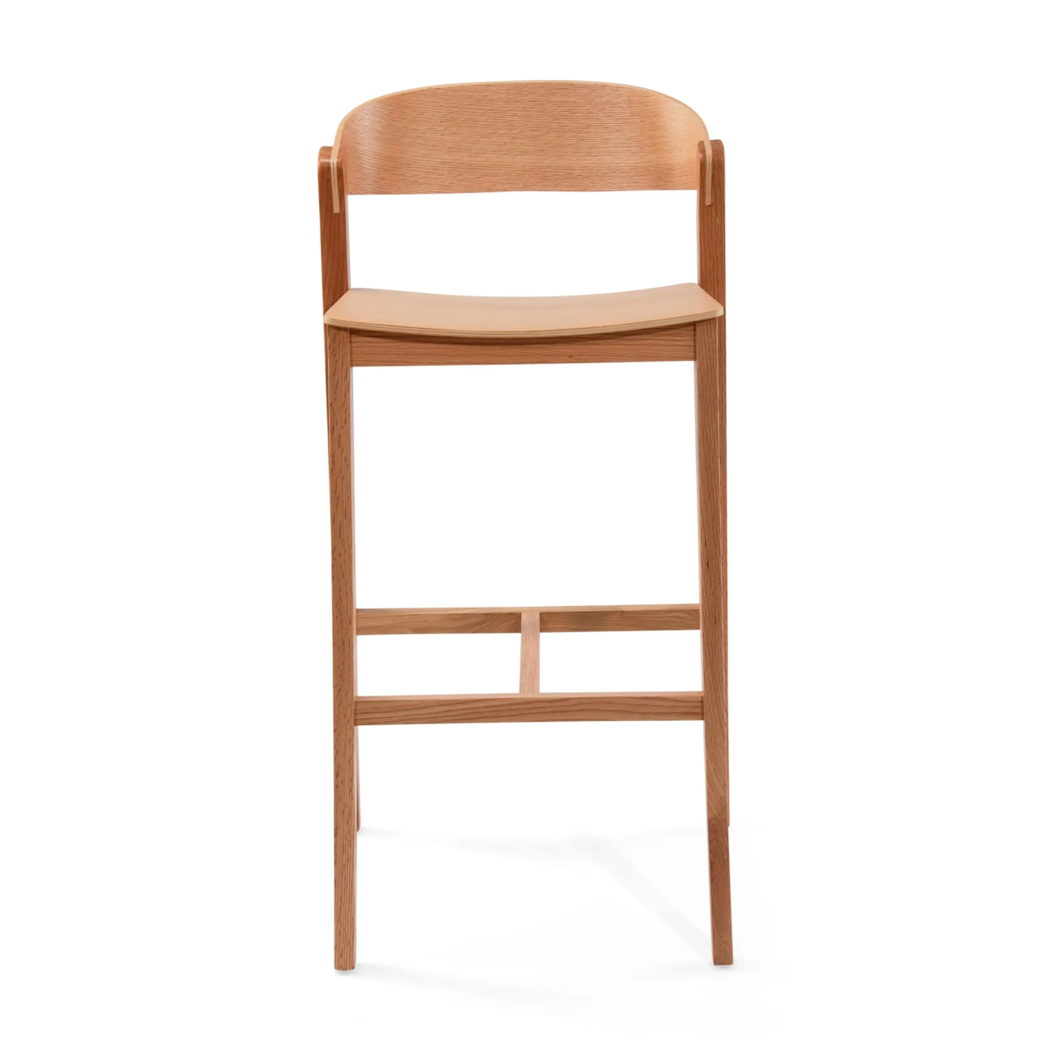 Soho Scandinavian Counter Stool 76 cm | Oak or Walnut Wood