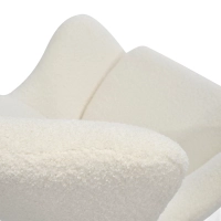 Cadeira de baloiço Nest Bouclé | Cadeira de baloiço de design moderno