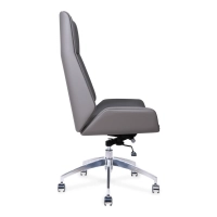 Nordic Fauteuil de bureau à dossier haut Colors | Simili cuir et piètement chromé