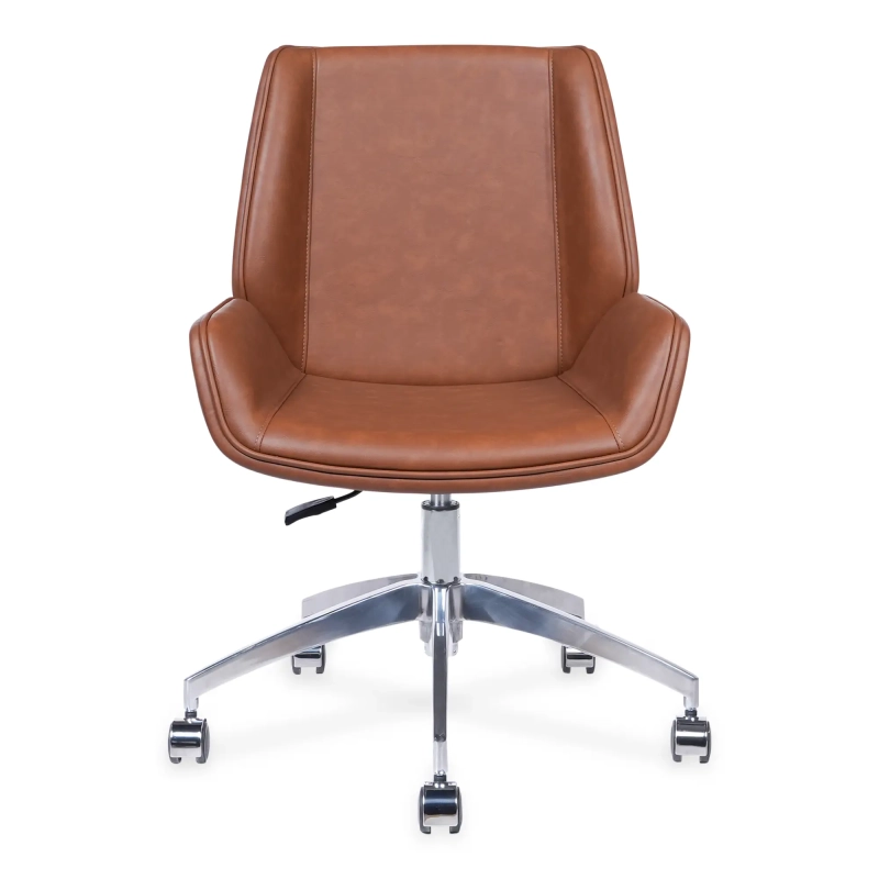 Nordic Chaise de bureau Colors | Simili cuir et piètement chromé