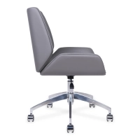 Nordic Silla de oficina Colors | Cuero sintético y base cromada