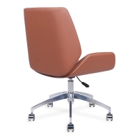Nordic Chaise de bureau Colors | Simili cuir et piètement chromé