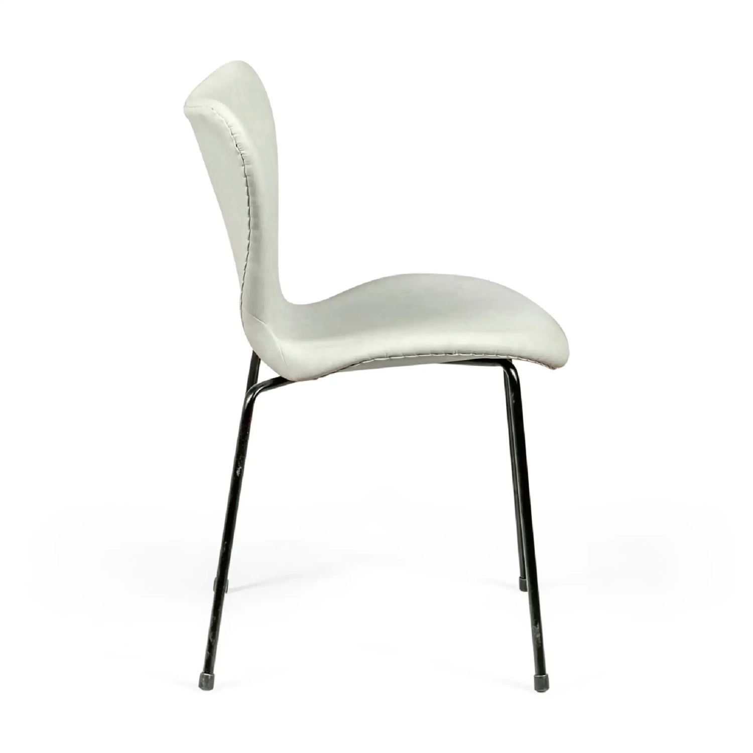 Sedm jídelních židlí ve vintage stylu z umělé kůže | Moderní industriální design