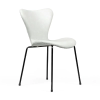 Sedia da pranzo Seven in ecopelle vintage | Design industriale moderno