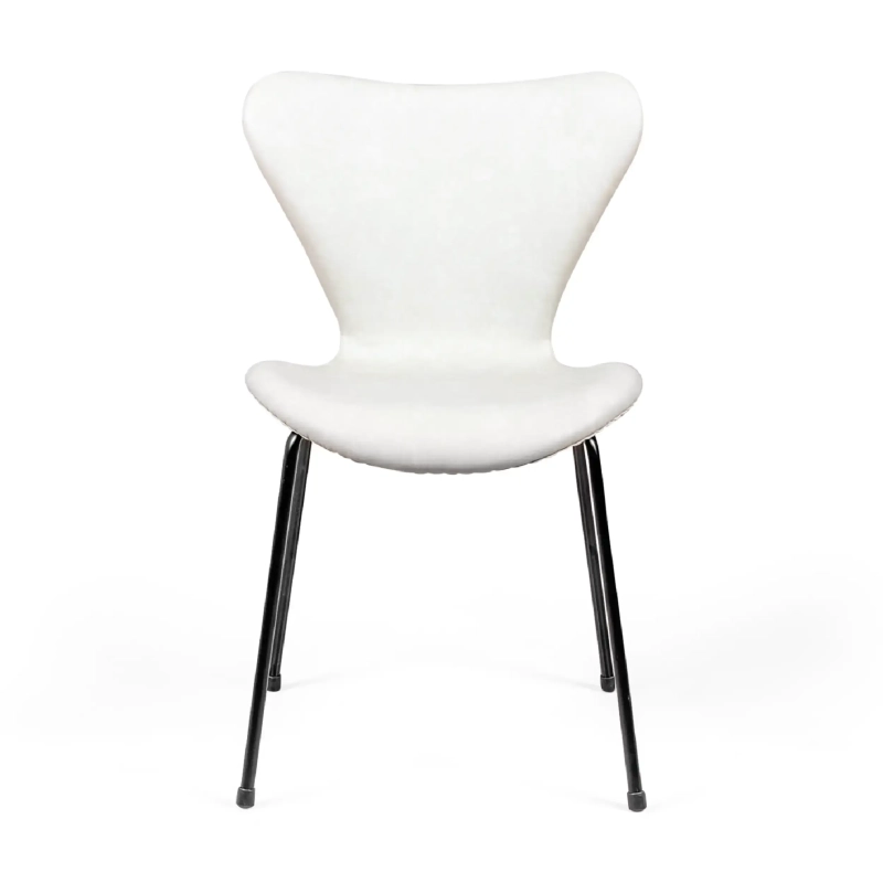 Sedia da pranzo Seven in ecopelle vintage | Design industriale moderno