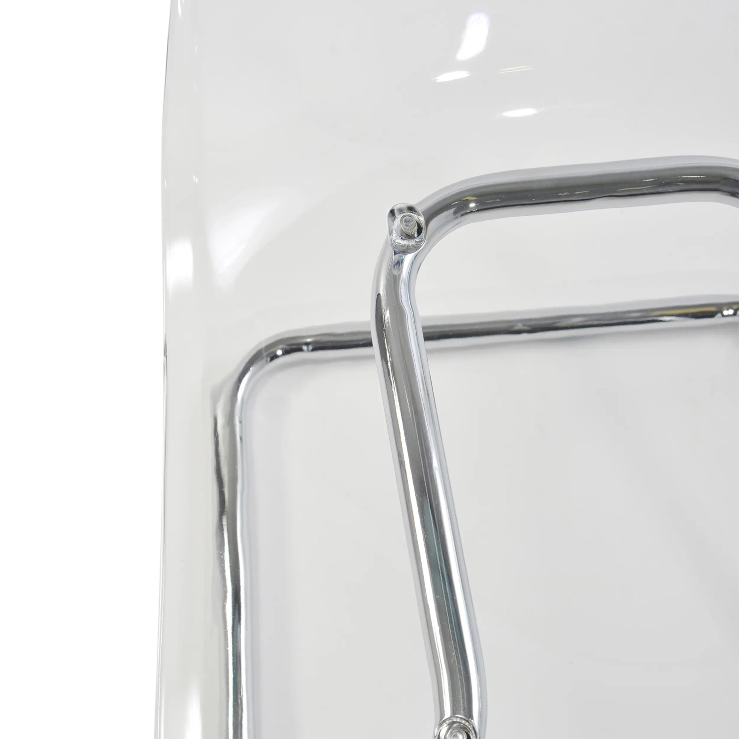 Chaise design transparente Dresden | Polycarbonate et acier chromé