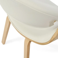 Burrow Z Maple Wood Dining Chair | Nordic Upholstered Design