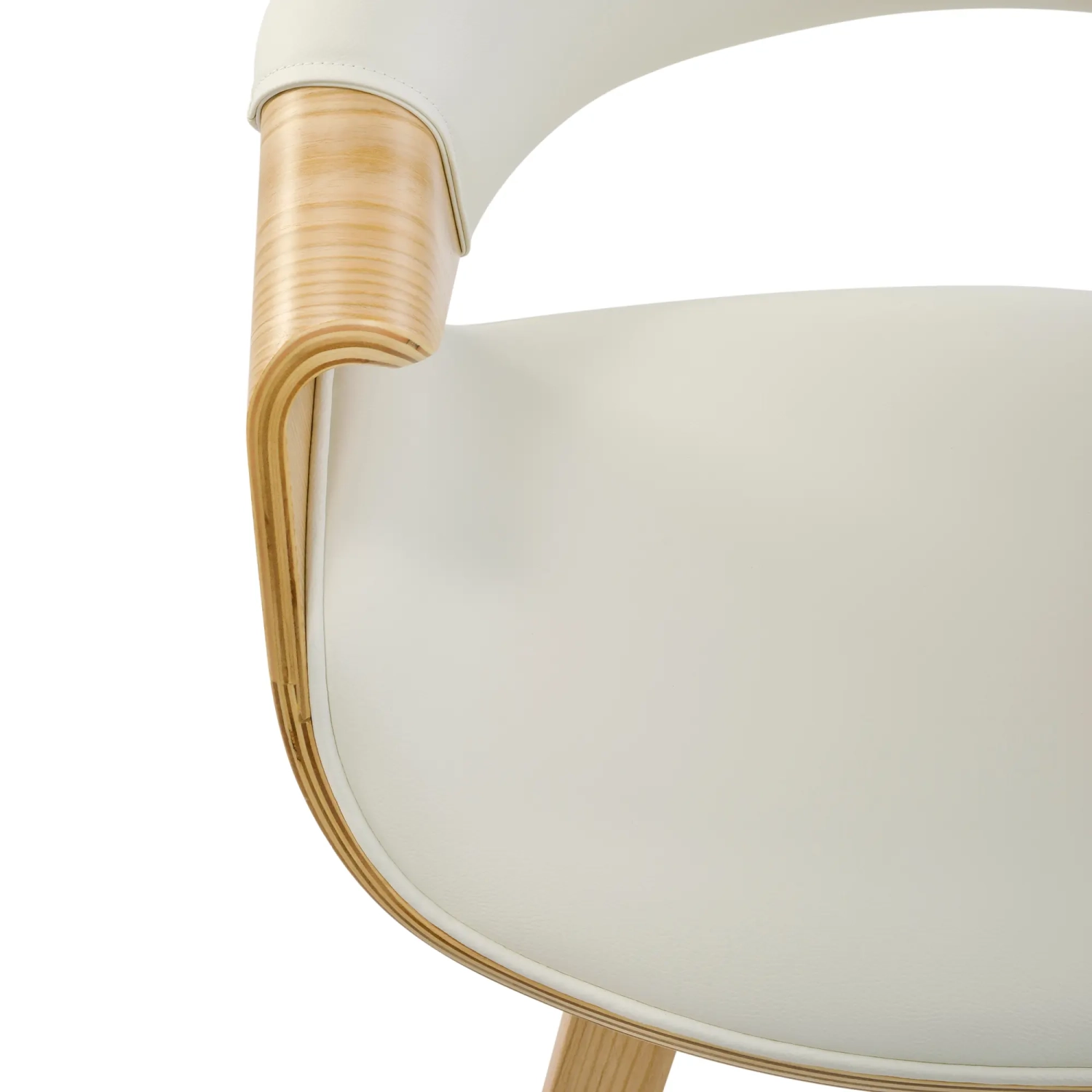 Burrow Esszimmerstuhl „Z“ aus Ahornholz | „ Nordic “ – Design mit Polsterung