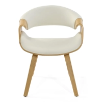 Burrow Esszimmerstuhl „Z“ aus Ahornholz | „ Nordic “ – Design mit Polsterung