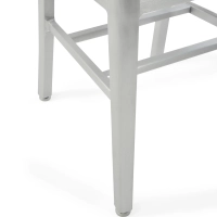 Chaise industrielle en aluminium Navi Army avec accoudoirs | Pour l'intérieur et l'extérieur