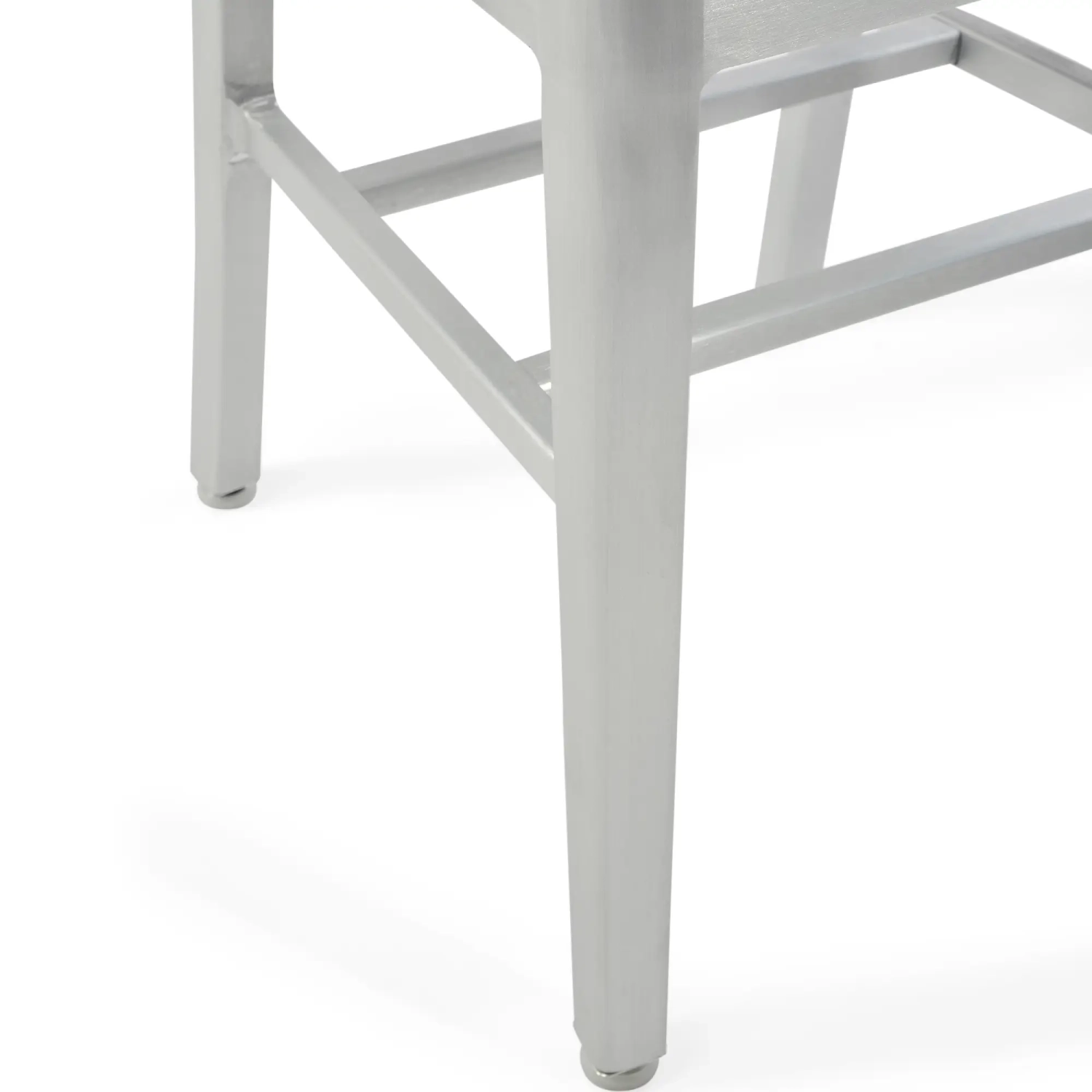 Industrial Aluminium Chair with Armrests