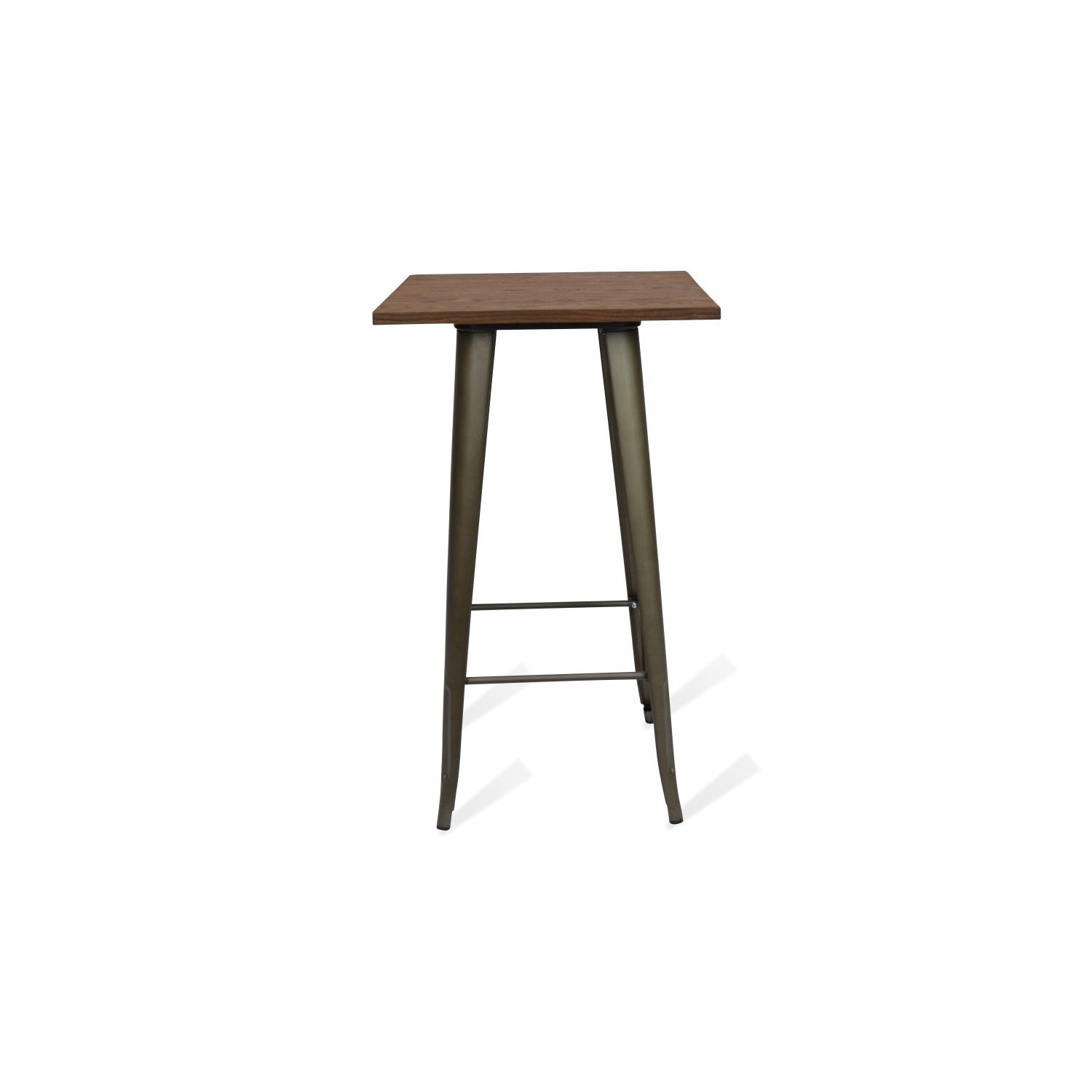 High table Bistro Dark Legs Antique