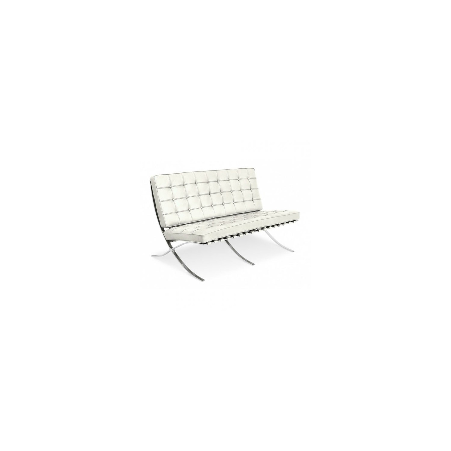 chaise furmod Barcelona Demi-cuir 2 places