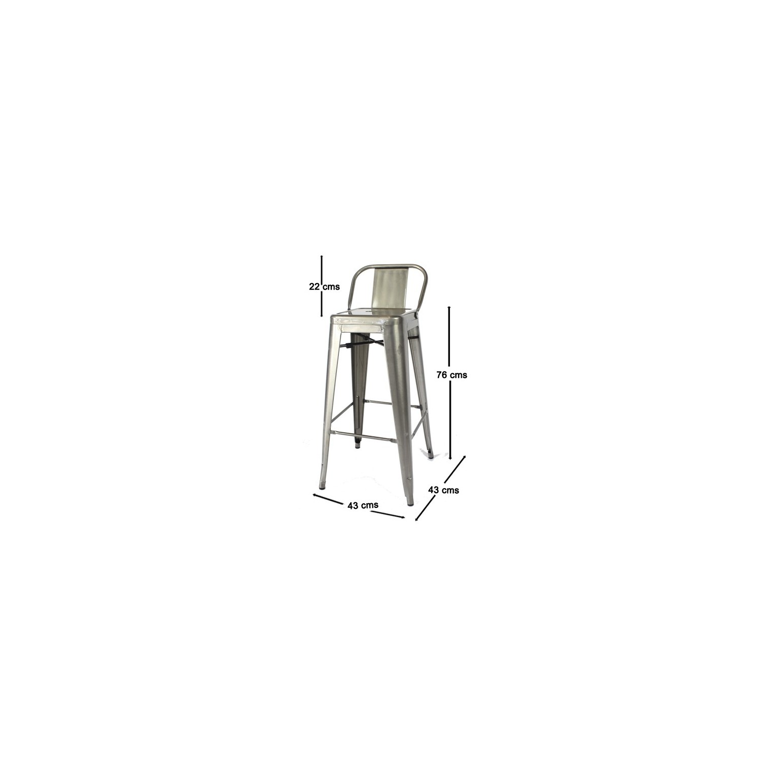 Pack 4 Taburetes Bistro LB