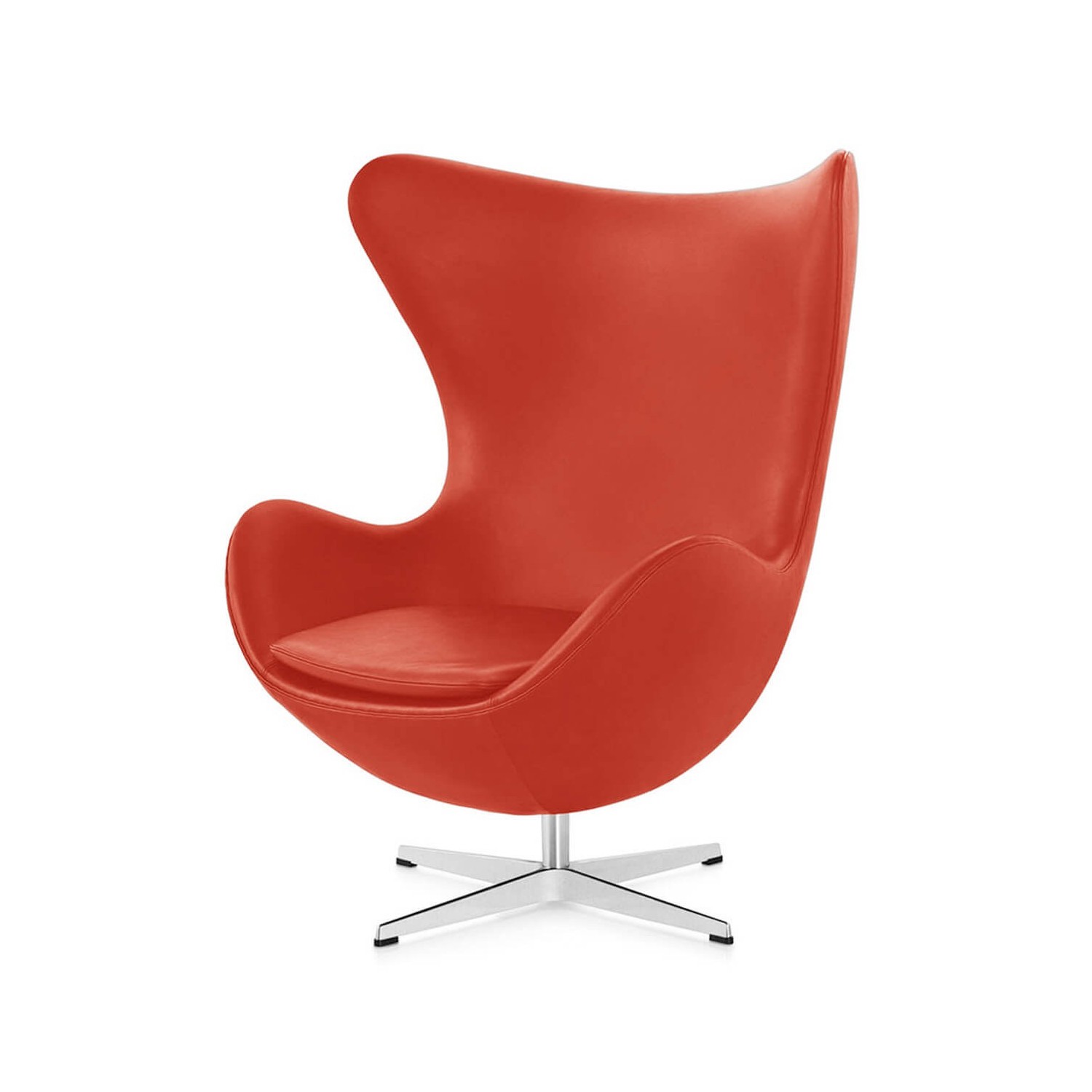 Replika kožené židle na vejce od návrháře Arne Jacobsen