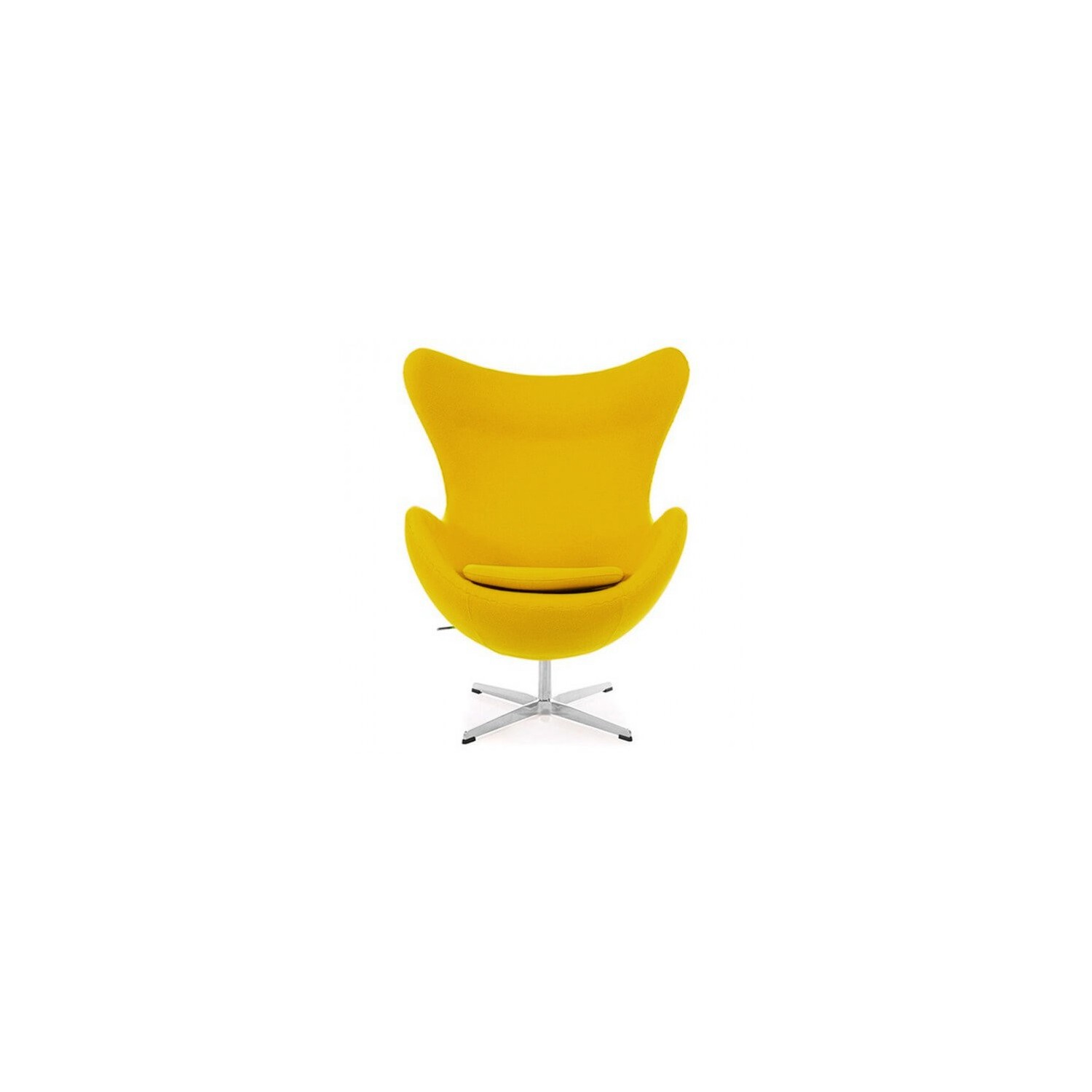 Egg Chair mit Fußstütze asu Kaschmir