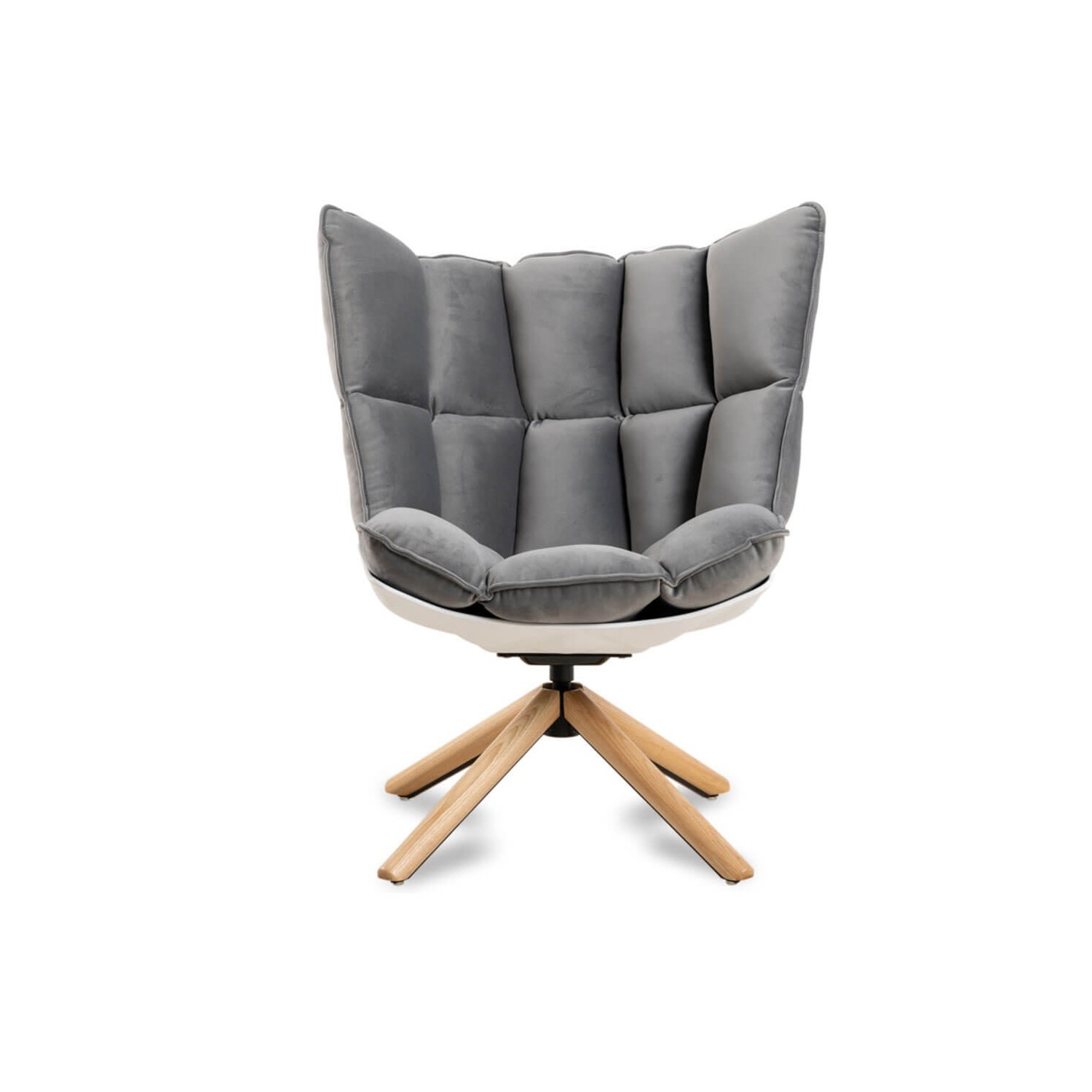 Réplica da poltrona Design Poltrona Husk com apoio para os pés da magnífica designer Patricia Urquiola
