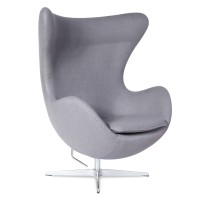 Réplica Silla Egg Chair en Cachemir del diseñador Arne Jacobsen