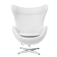 Replica Egg Chair in Cashmere from designer Arne Jacobsen