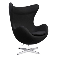 Réplica Silla Egg Chair en Cachemir del diseñador Arne Jacobsen