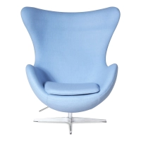 Replica Egg Chair em Cashmere da designer Arne Jacobsen