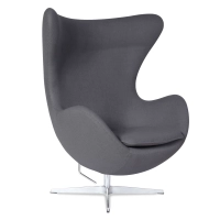 Réplica Silla Egg Chair en Cachemir del diseñador Arne Jacobsen