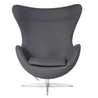 Replica Egg Chair em Cashmere da designer Arne Jacobsen